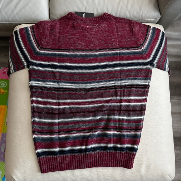 NWT - Desigual Men’s Stripes Cotton Sweater - Size XL & XXL - Picture 6 of 10